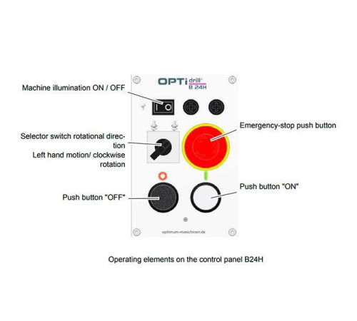 OPTIdrill B24H вертикально-сверлильный станок настольный,специальный набор с тисками(0,85 кВт, ф24мм OPTIdrill B24H вертикально-сверлильный станок настольный,специальный набор с тисками(0,85 кВт, ф24мм