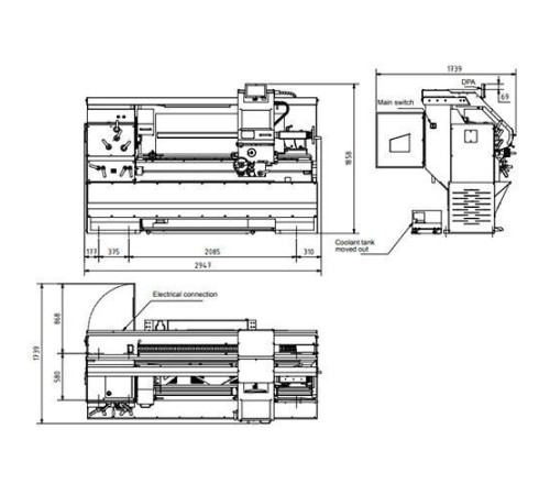 Токарно-винторезный станок Optimum OPTIturn TX5216 Токарно-винторезный станок Optimum OPTIturn TX5216