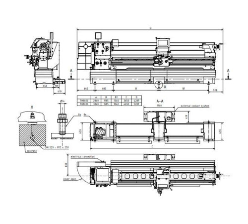 Токарно-винторезный станок Optimum OPTIturn TH8030D Токарно-винторезный станок Optimum OPTIturn TH8030D