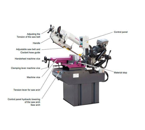 Ленточнопильный станок Optimum OPTIsaw SD310V Ленточнопильный станок Optimum OPTIsaw SD310V
