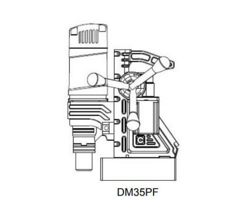 Магнитный сверлильный станок Optimum OPTIdrill DM35PF Магнитный сверлильный станок Optimum OPTIdrill DM35PF